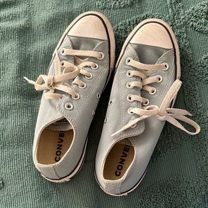 Converse baby blue low top 7.5